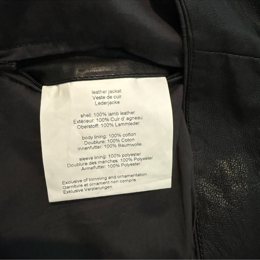 Free People X Mauritius Christy Star Rainbow leather moto jacket Small 6 Bomber - Picture 3 of 10